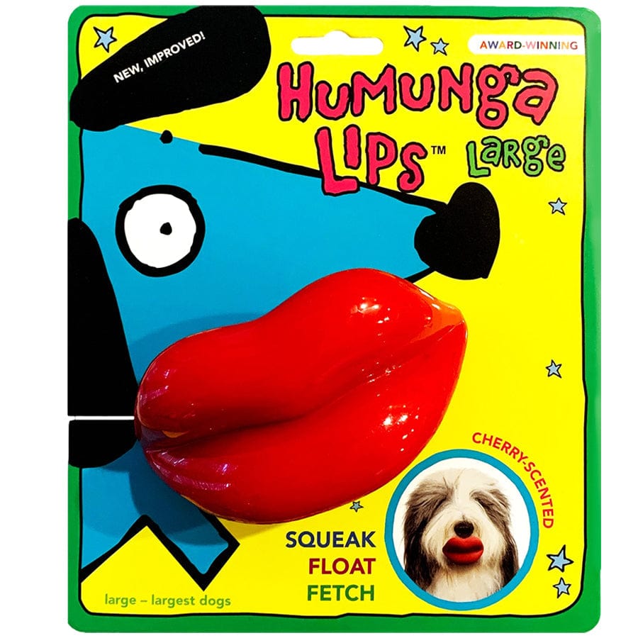Humunga Lips Dog Fetch Toy - Unique Gift by Moody Pet