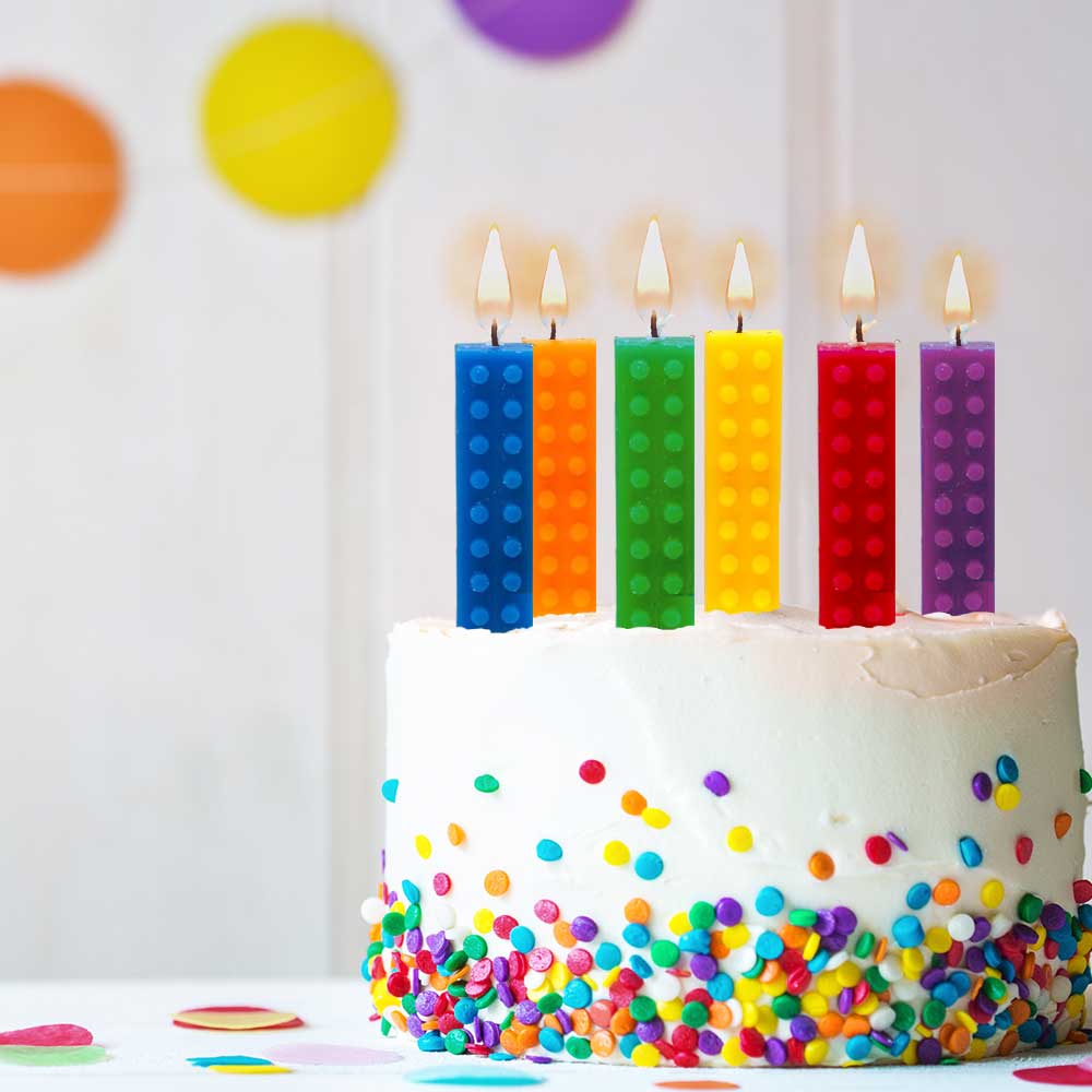 Lego birthday candles deals