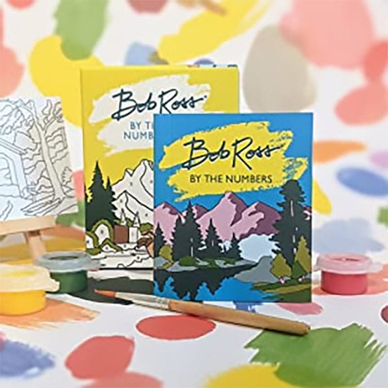 Mini Bob Ross By The Numbers Painting Kit
