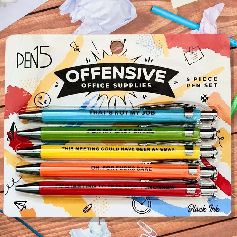 Offensive Stationery Set