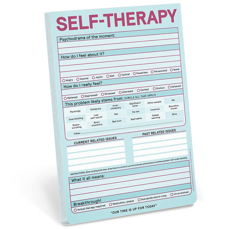 Self-Therapy Note Pad - Knock Knock – FRIVVY