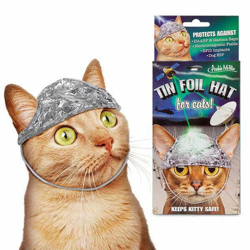 Tin Foil Hat For Cats - Archie McPhee