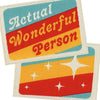 Actual Wonderful Person Tag Socks - BlueQ