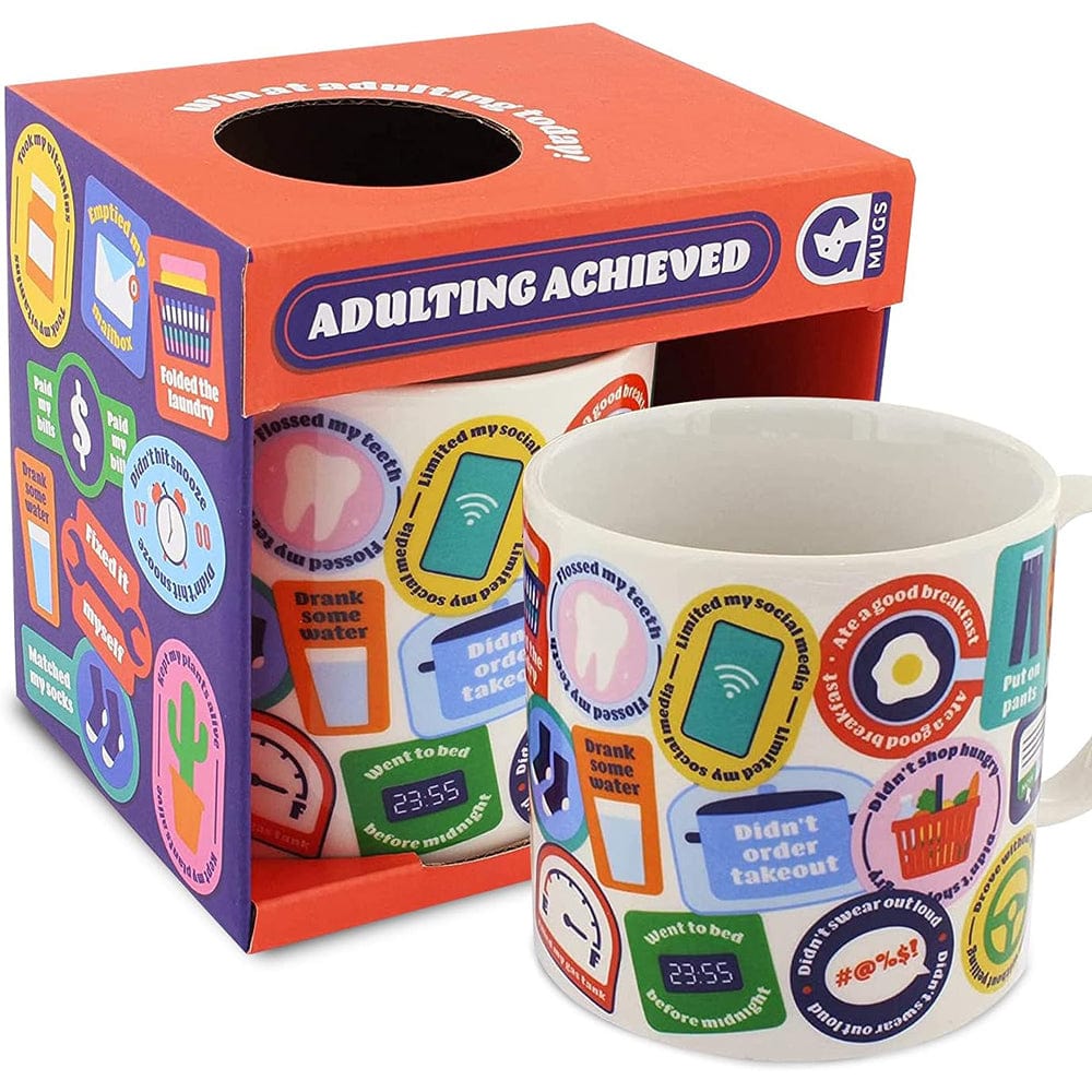Adulting Achieved Mug - Perpetual Kid