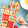 Baked Goods? I Make Baked Greats! Oven Mitt - Blue Q