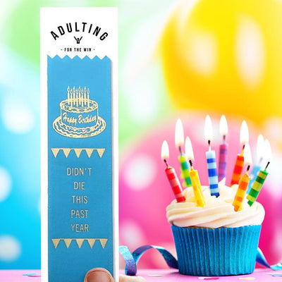 Didn't Die This Past Year Happy Birthday Award Ribbon