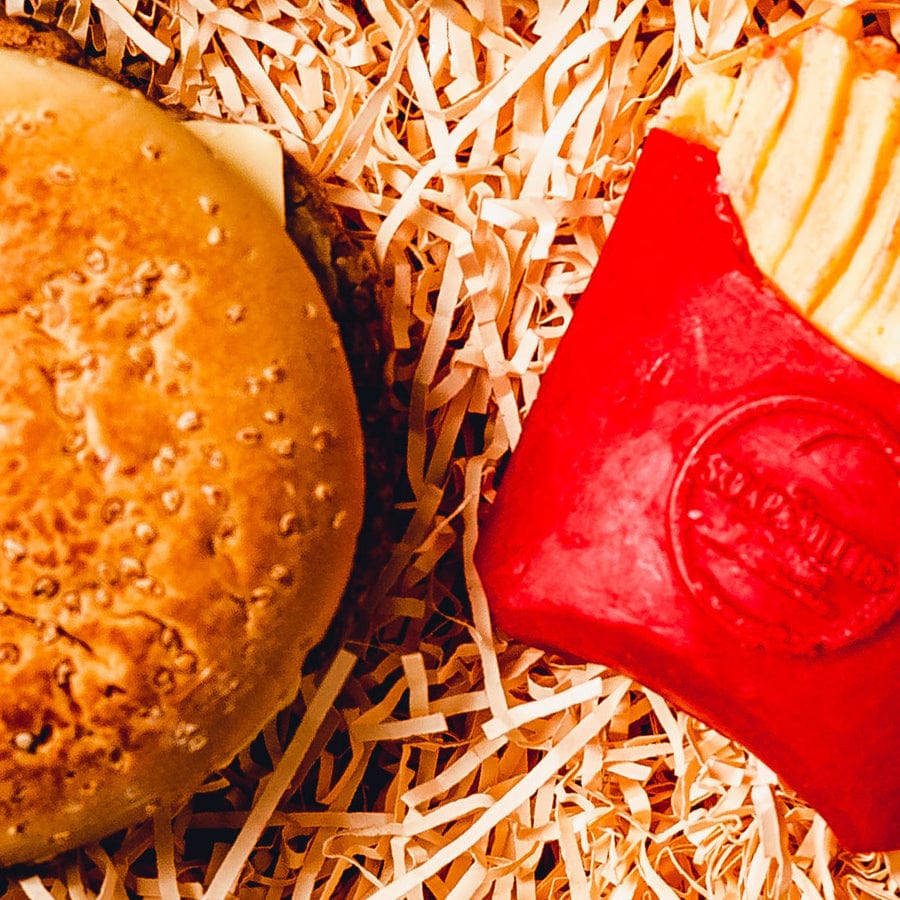 Cheeseburger + Fries Soap Gift Set