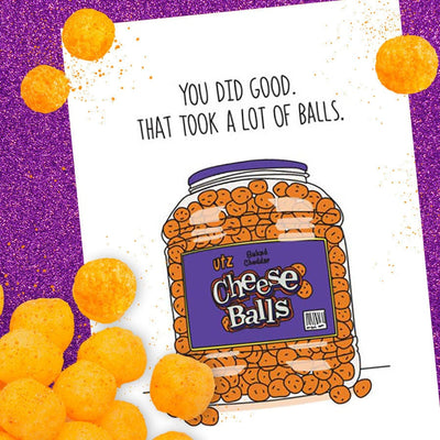 You Did Good, That Took Balls Congratulations Card - Humdrum Paper