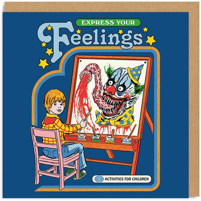 Express Your Feelings Killer Clown Card