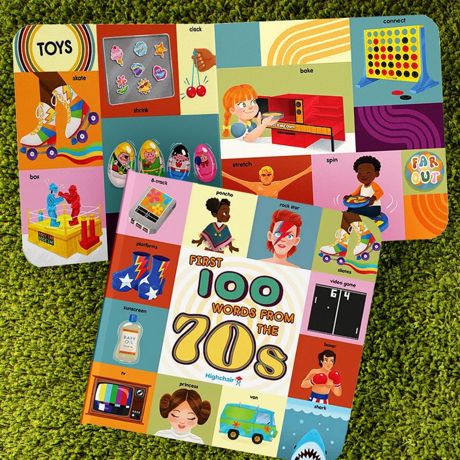 First 100 Words From The 70's Board Baby 