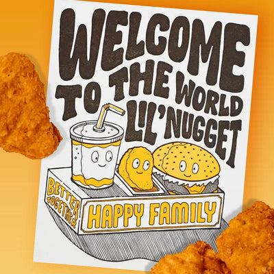 Welcome Lil' Nugget New Baby Card