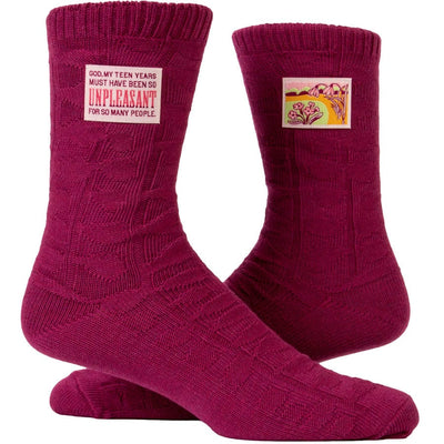 God, My Teen Years Must Have Been So Unpleasant For So Many People Socks - Blue Q