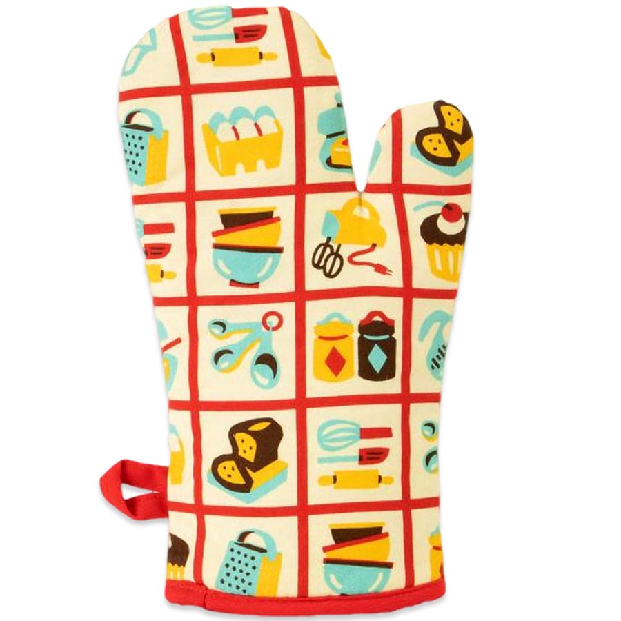 Baked Goods? I Make Baked Greats! Oven Mitt - Blue Q