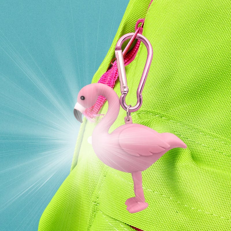 Pink Flamingo Keychain With LED + Sound