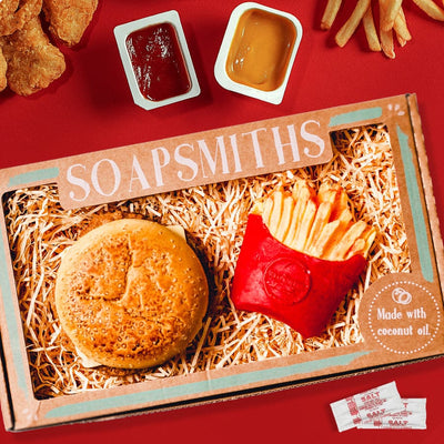 Cheeseburger + Fries Soap Gift Set