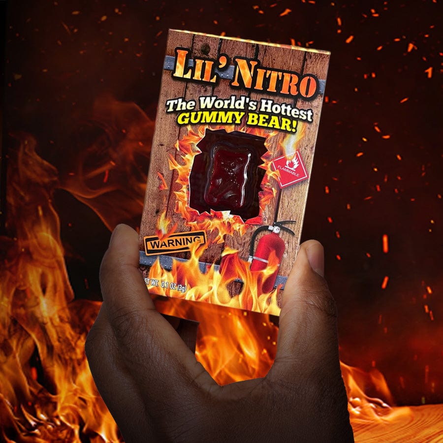 Lil' Nitro - World's Hottest Gummy Bear - Flamethrower Candy