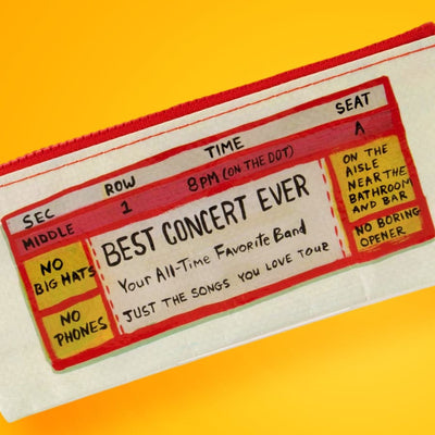Best Concert Ever Pencil Case - Unique Gift by Blue Q