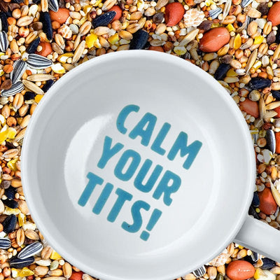 Calm Your Tits! Bird Mug - Unique Gift by Ginger Fox