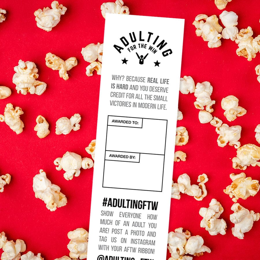 Finished Netflix Binge Champ Award Ribbon - Unique Gift by AdultingFTW