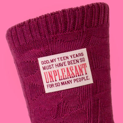 God, My Teen Years Must Have Been So Unpleasant For So Many People Socks - Unique Gift by Blue Q
