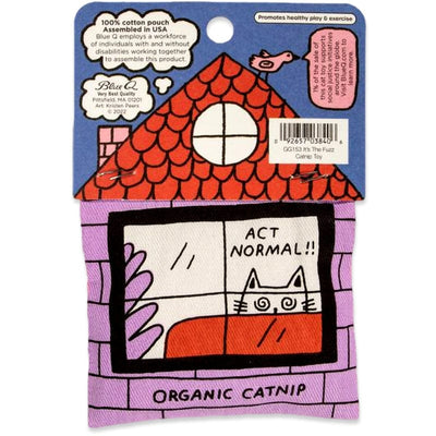 Oh Shit, It's The Fuzz Catnip Cat Toy - Unique Gift by Blue Q