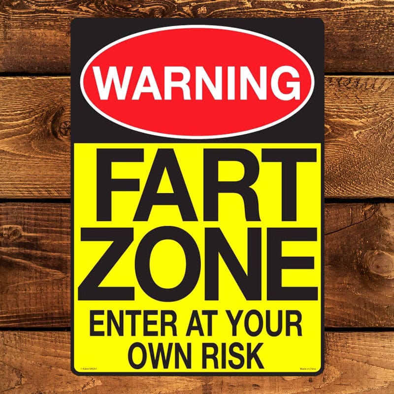 WARNING: FART ZONE Enter at Your Own Risk - Perpetual Kid