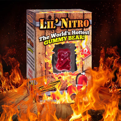 Lil' Nitro - World's Hottest Gummy Bear - Flamethrower Candy