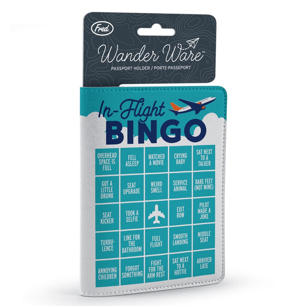 In-Flight Bingo Passport Wallet by Fred & Friends