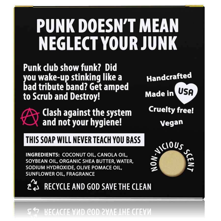 Please Wash Your Buttocks Punk Rock Soap