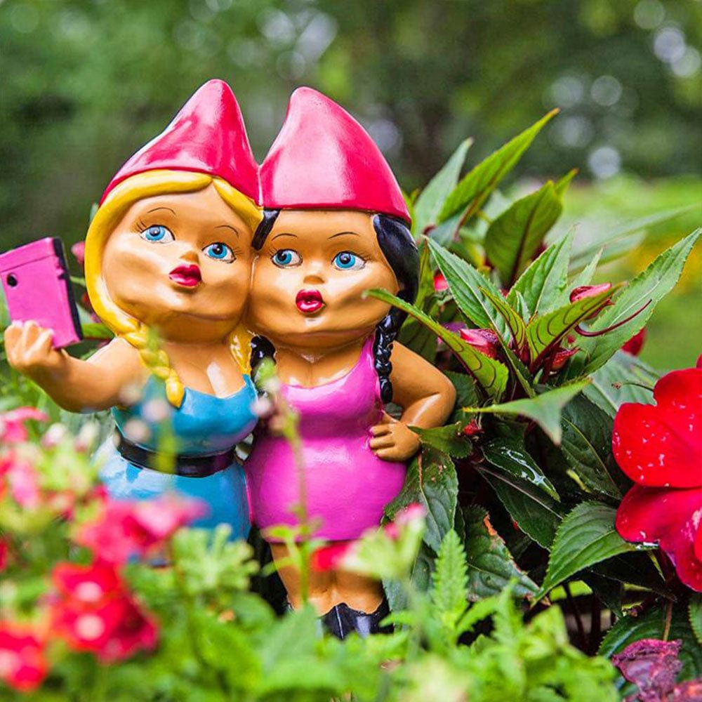 Selfie Sisters Gnome by BigMouth Toys at Perpetual Kid