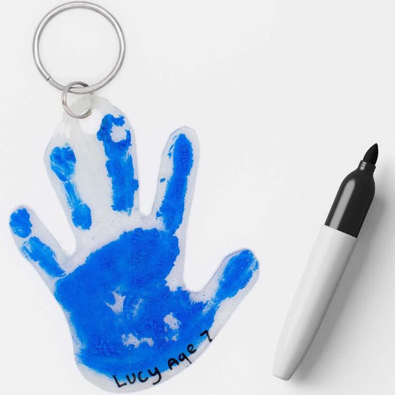 Create Your Own Hand Print Keychain Kit by Pikkii