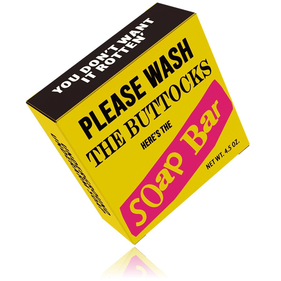 Please Wash Your Buttocks Punk Rock Soap