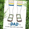 A Cool Guy With Warm Feet Father's Day Card - Kat French Design