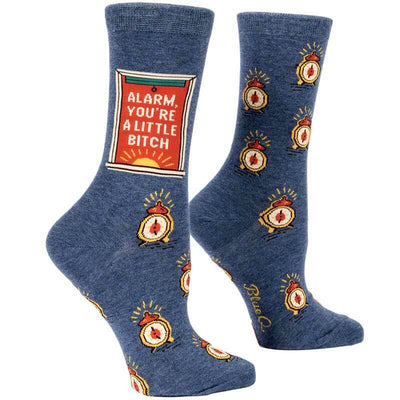 Alarm, You're a Little Bitch Socks - Blue Q