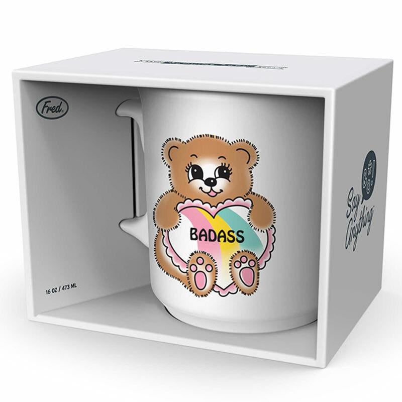 Badass Teddy Bear Mug by Fred & Friends at Perpetual Kid