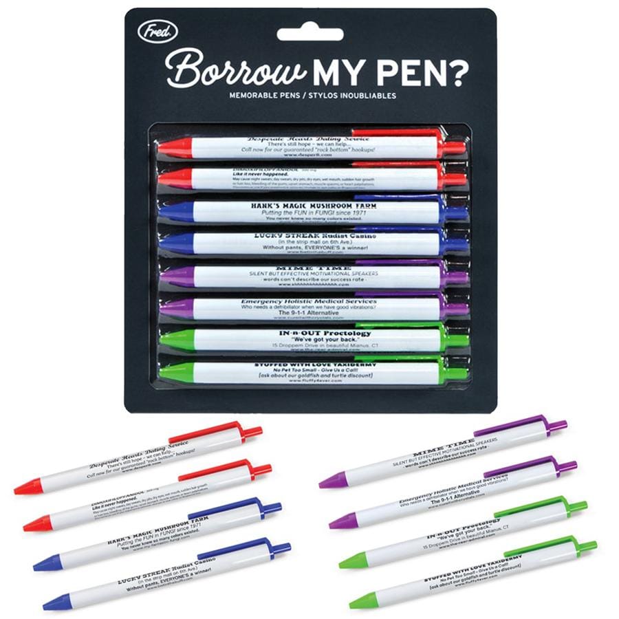 Borrow My Pen? With Funny Business Ads