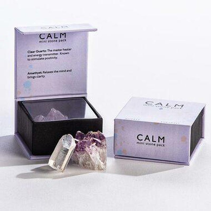 Calm Mini Quartz + Amethyst Crystal Gift Pack by Geo Central at Perpetual Kid
