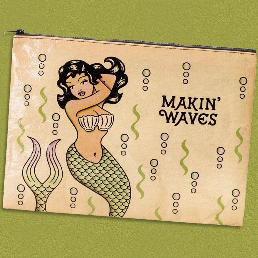 Makin' Waves Mermaid Jumbo Pouch by Blue Q at Perpetual Kid