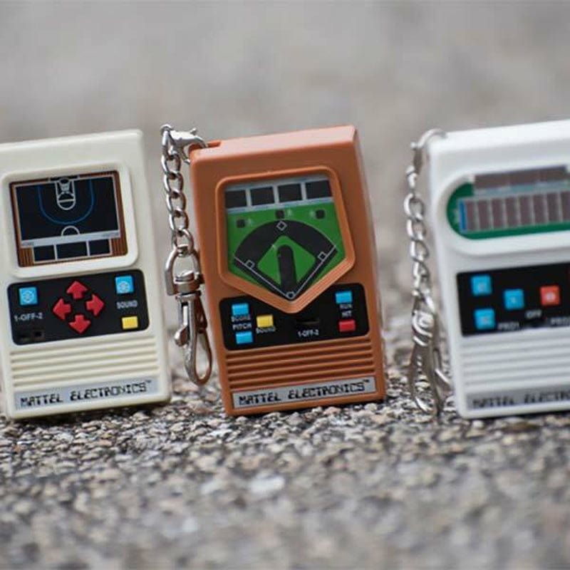Mattel Electronics Baseball Handheld Game Keychain by Super Impulse at Perpetual Kid