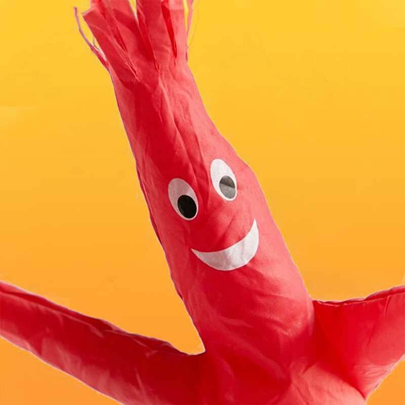 Mini Wacky Waving Inflatable Tube Guy by Running Press at Perpetual Kid