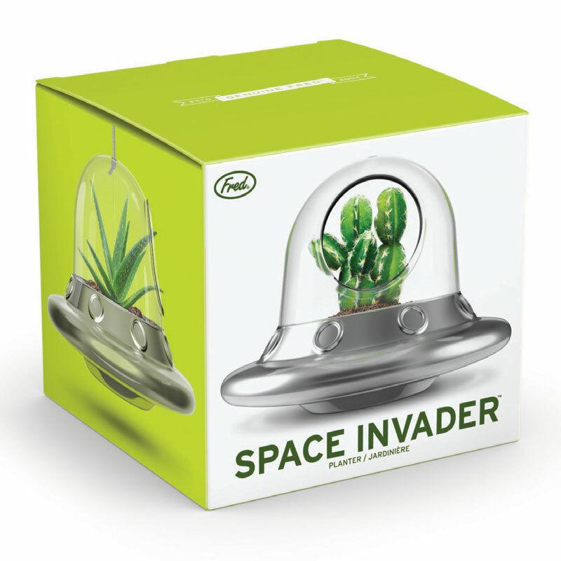 Space Invader Air Planter by Fred & Friends at Perpetual Kid