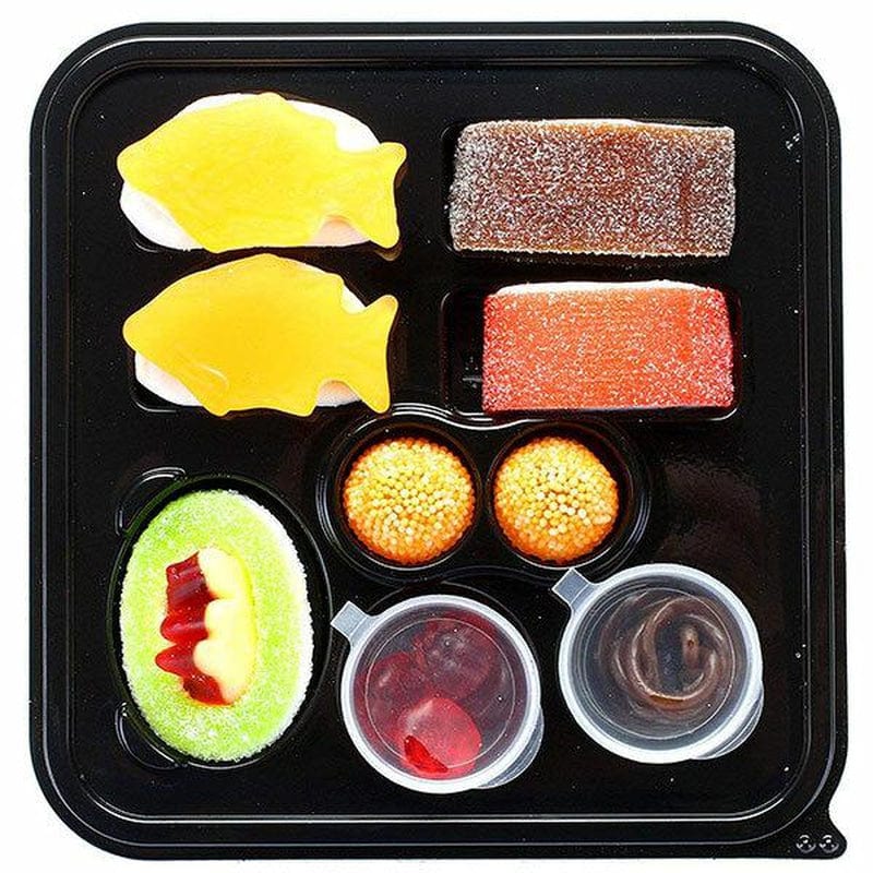 Sushi Gummy Candy in Bento Box by Raindrops at Perpetual Kid