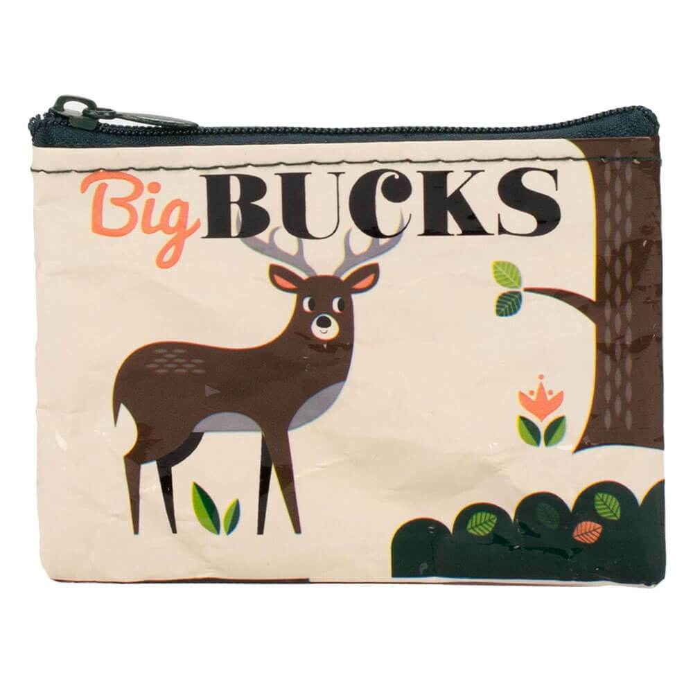 Big Bucks Coin Purse - Blue Q