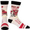 Pick Up Truck Men's Socks - Blue Q