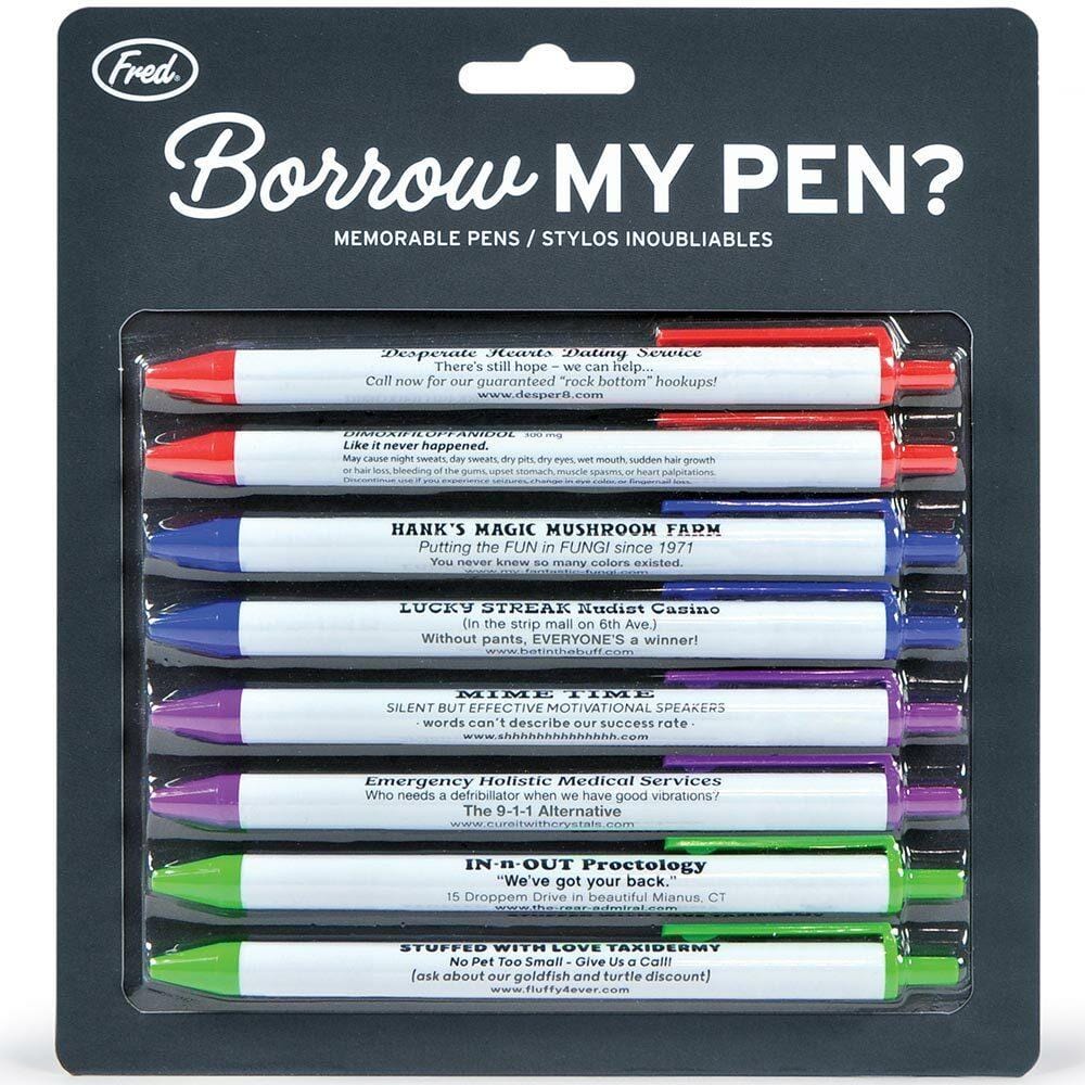Borrow My Pen? With Funny Business Ads - Fred & Friends