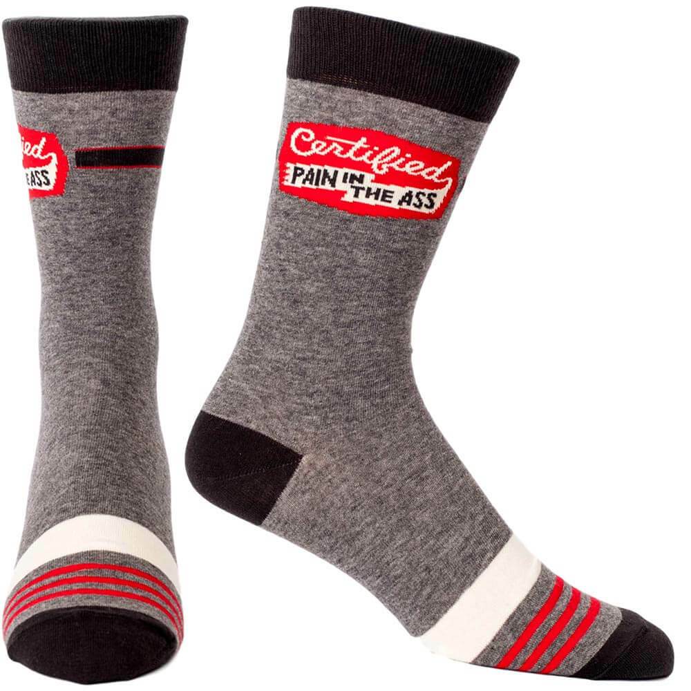 Certified Pain In The Ass Men's Socks - Blue Q