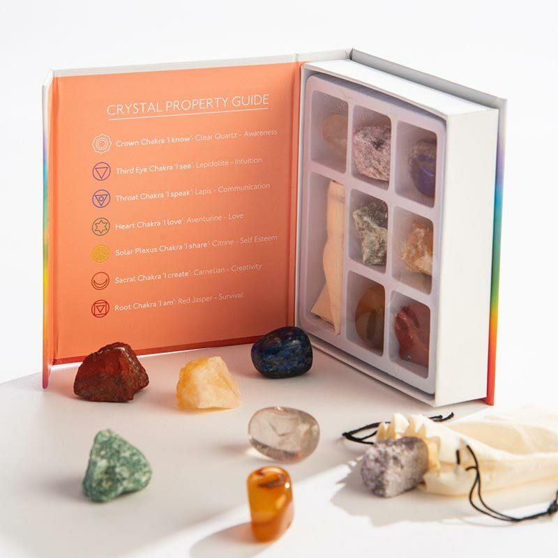 Chakra Crystals Stone Gift Pack by Geo Central