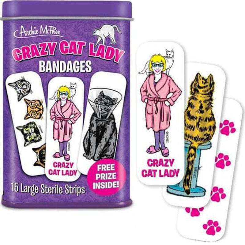 Archie McPhee - Crazy Cat Lady Bandages