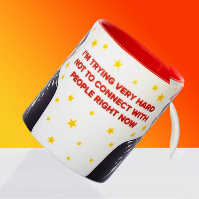 Schitt's Creek - Trying Hard Not To Connect With People Right Now Mug
