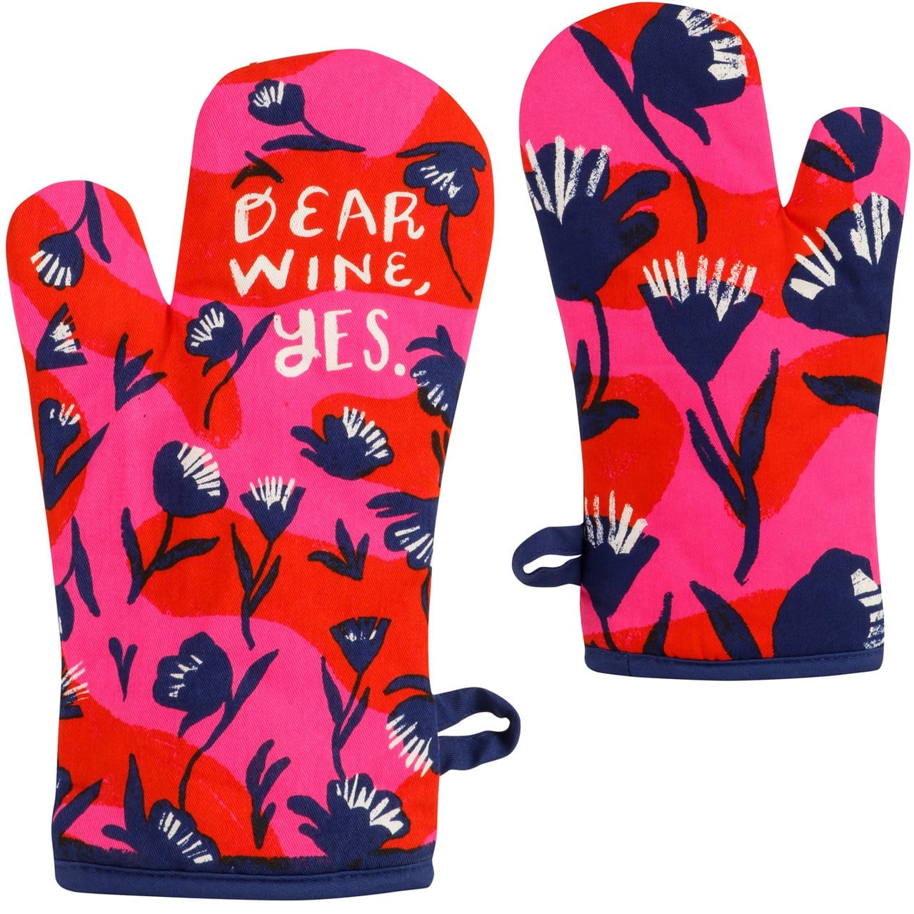 Dear Wine, Yes Oven Mitt - Blue Q